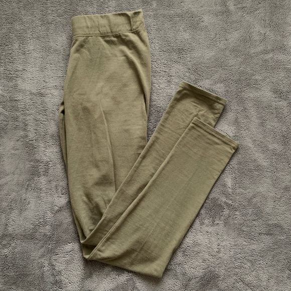 Aerie Khaki Leggings - Picture 2 of 4